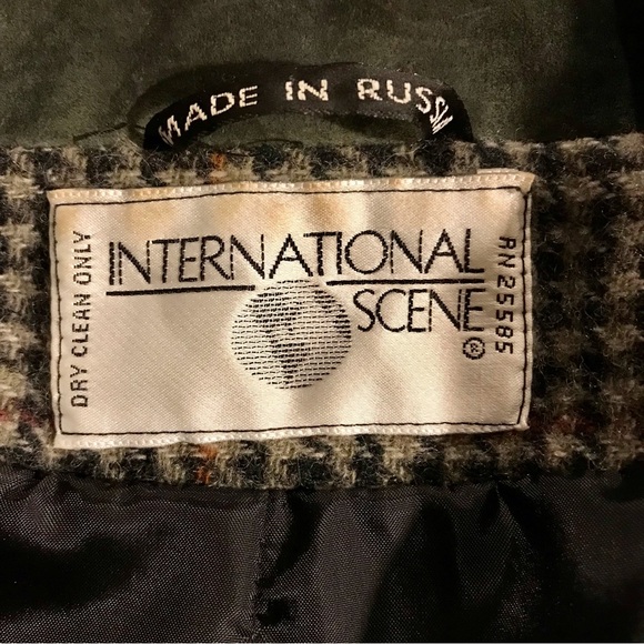 Vintage Women Wool Blazer Size 13/14 - Picture 8 of 8